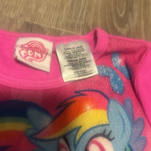 Disney Frozen & My Little Pony fleece pajama tops size 4/5 EUC - Picture 7 of 7